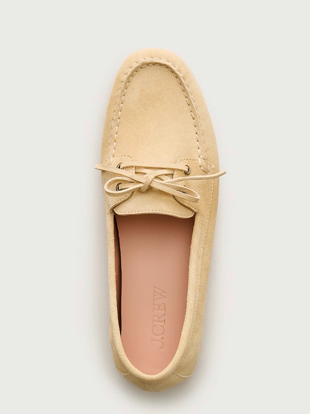 J. Crew women’s Tan Suede Moccasin Loafers